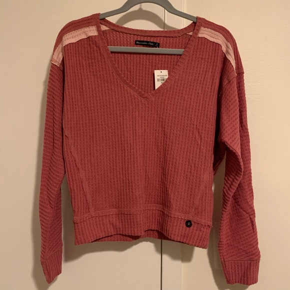 Pink Abercrombie Sweater - Picture 2 of 3